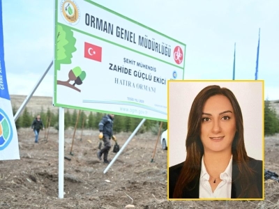 Fidanlar TUSAŞ şehidi Ekici anısına toprakla buluştu