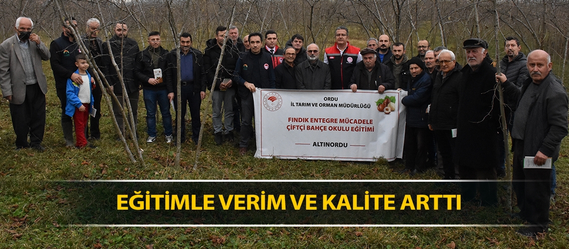 Eğitimle verim ve kalite arttı