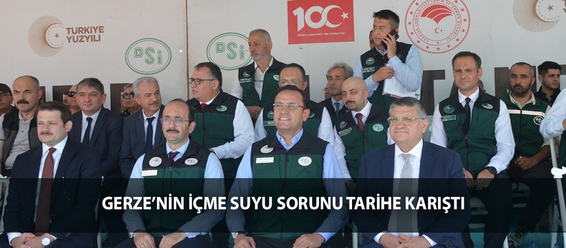 Gerze’nin içme suyu sorunu tarihe karıştı