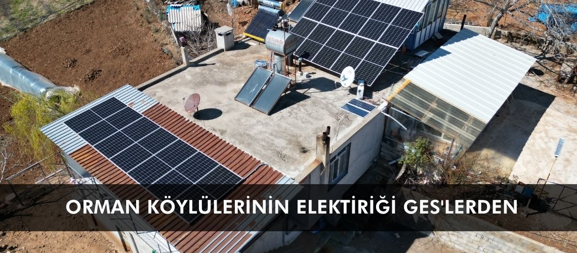 Orman köylülerinin elektiriği GES'lerden