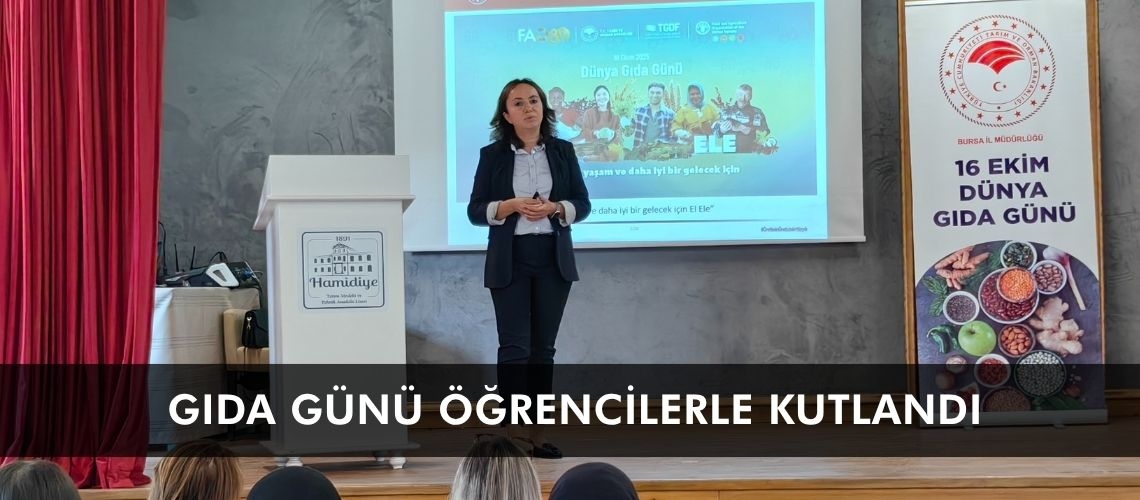 Gıda günü öğrencilerle kutlandı