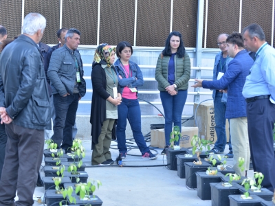 Kayserili üreticiler iyi tarımı yerinde inceledi