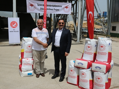 Hatay’da üretim tohum desteğiyle canlanıyor