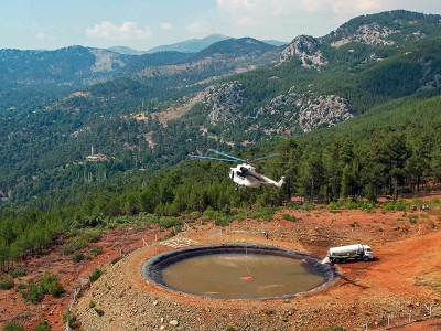 Yangınlara karşı havuz sayısı artıyor