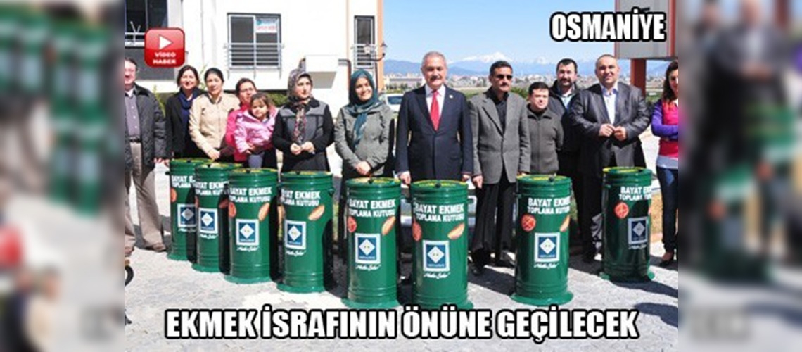 Ekmek israfına karşı örnek proje