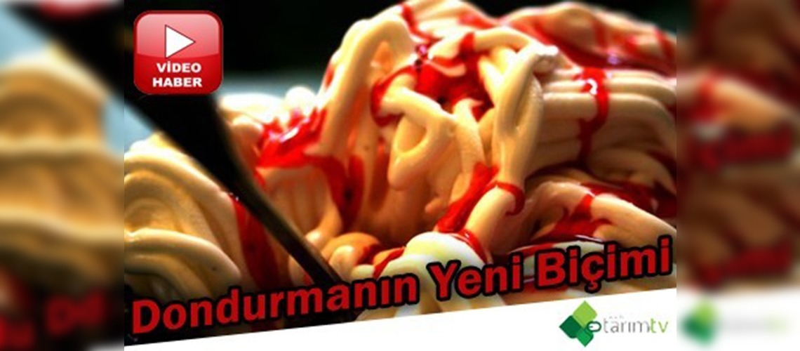 Dondurmanın yeni biçimi: spagetti dondurma