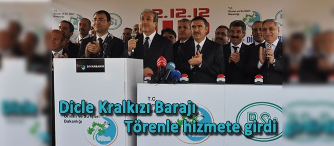 Diyarbakırda sulama kanalı açıldı