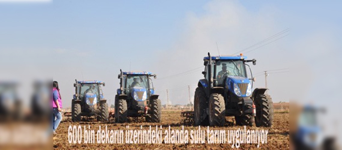 TİGEMde sulu tarım bereketi