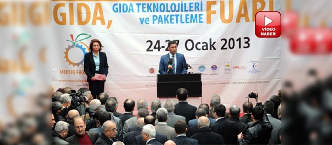 Mersin 7. Uluslararası Gıda Fuarı açıldı