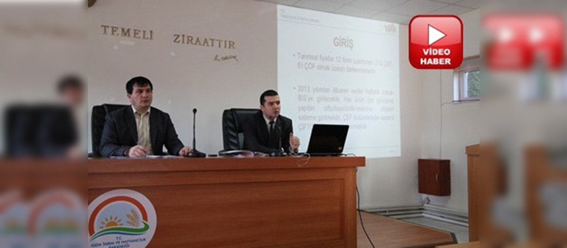  Çanakkalede İstatistik Veri Giriş Sistemi Eğitim Toplantısı yapıldı