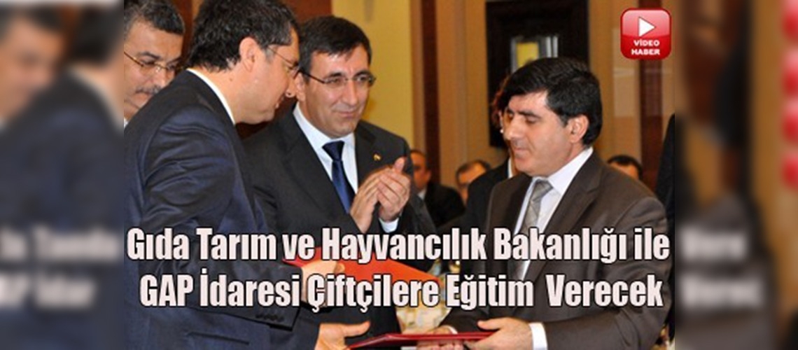 GAP çiftçisi eğitilecek