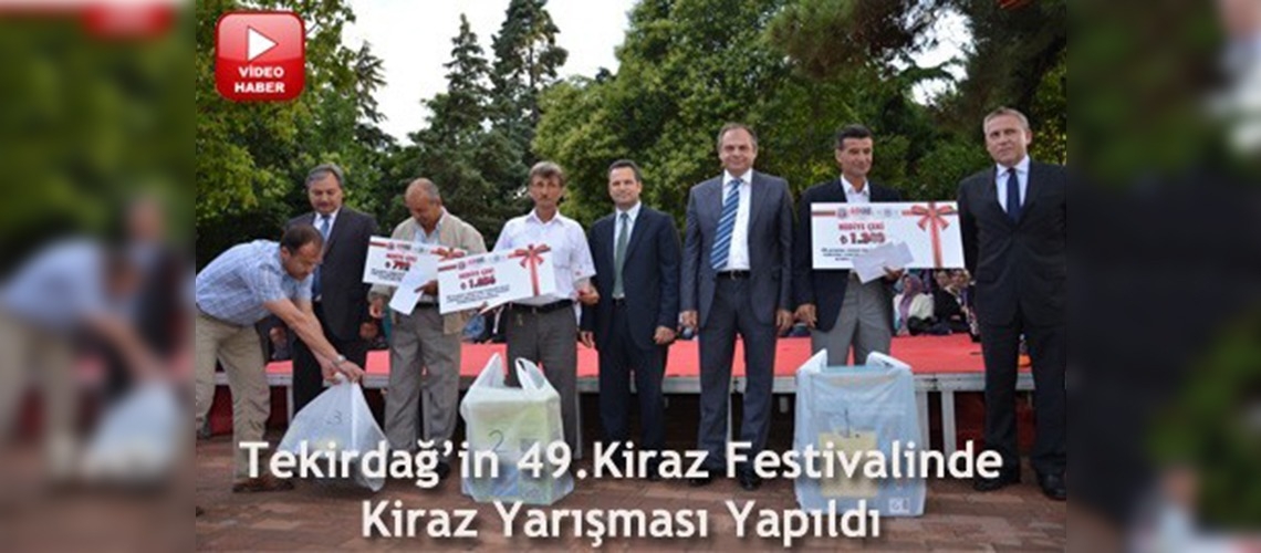 En güzel kirazlar yarıştı