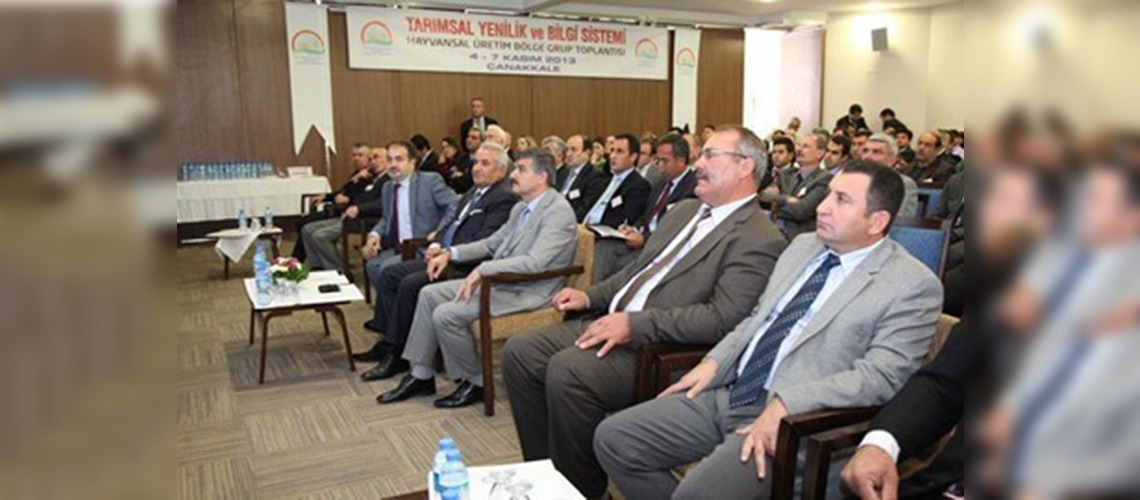 Hayvansal üretim bölge grup toplantısı Çanakkalede yapıldı