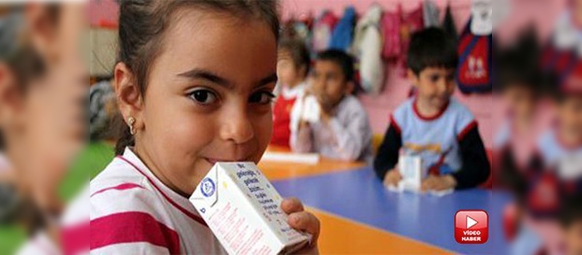 Okul Sütünde düğmeye basıldı