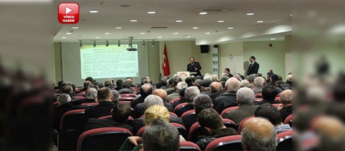 Düzcede üreticiler tarım sigortası konusunda bilgilendirildi