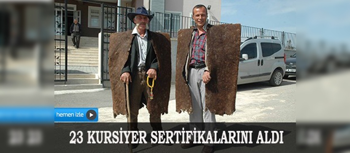 Antalyada sürü yöneticileri sertifikalarını aldı