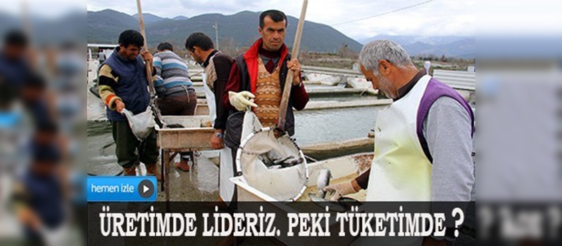 Türkiye  alabalık üretiminde Avrupa lideri