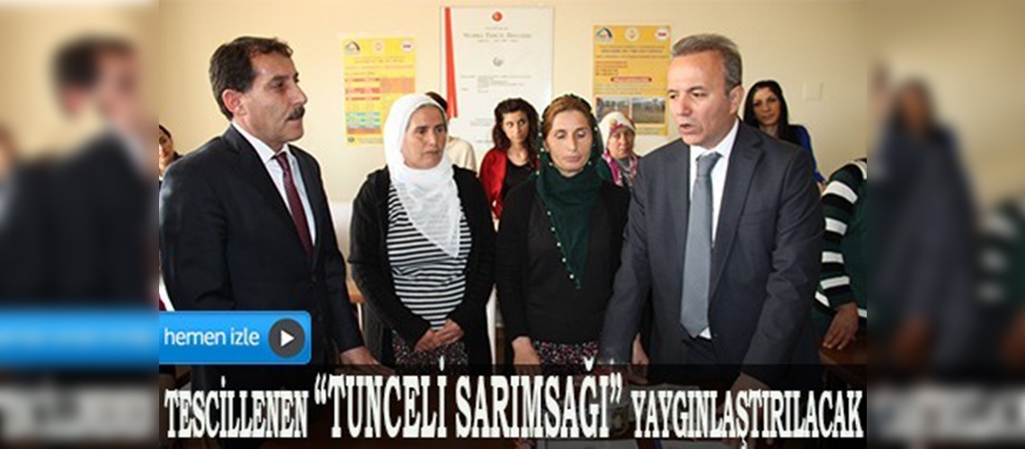 Tuncelide kadınlara sarımsak eğitimi