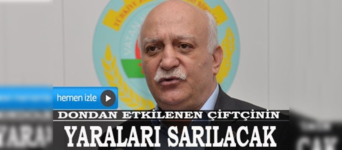 Dondan etkilenen çiftçinin yaraları sarılacak 