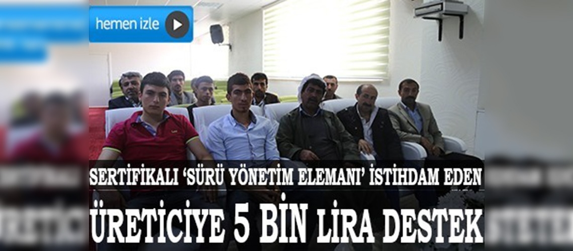 Diyarbakır'da profesyonel sürü yöneticisi yetişiyor