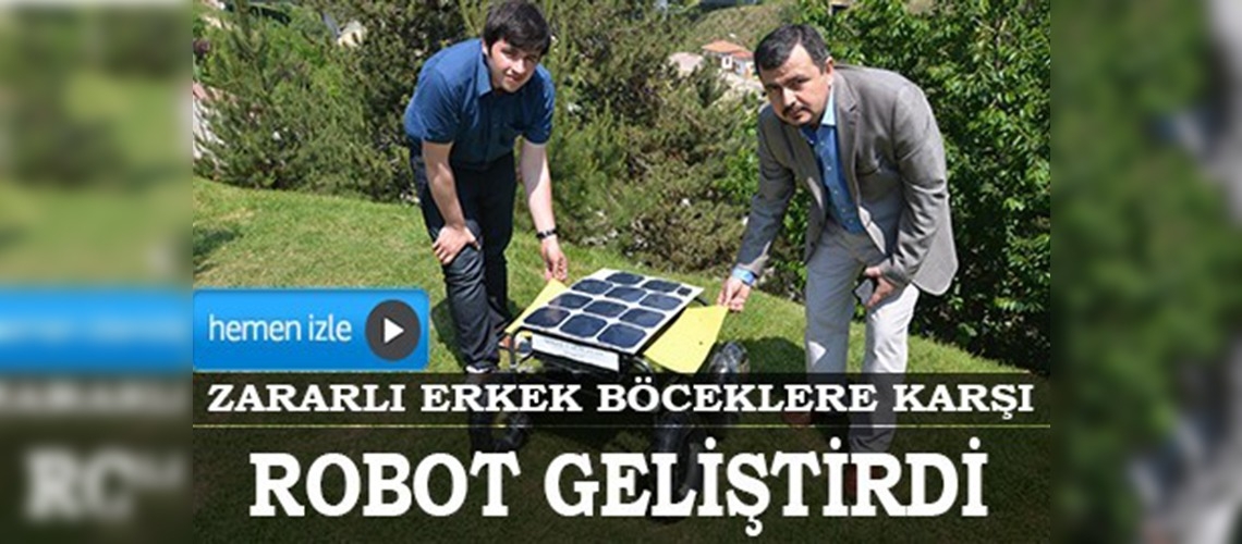 Zararlı erkek böceklere karşı robot geliştirdi