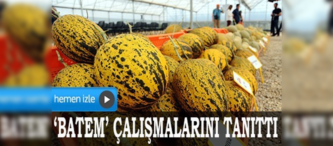 BATEM'den yeni sebze, meyve tanıtımı