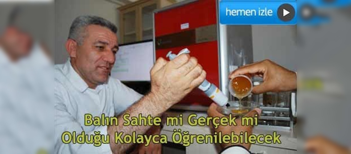 Sahte balı ayırt eden cihaz