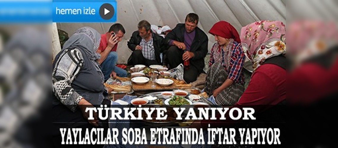 Erciyeste 2 bin 200 rakımda iftar