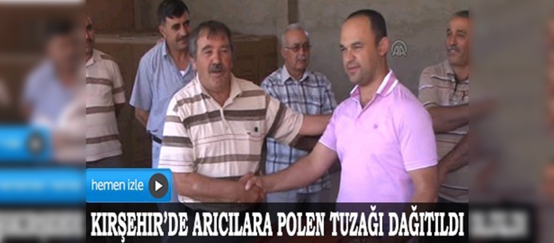 Arıların polenleri tuzakla toplanacak