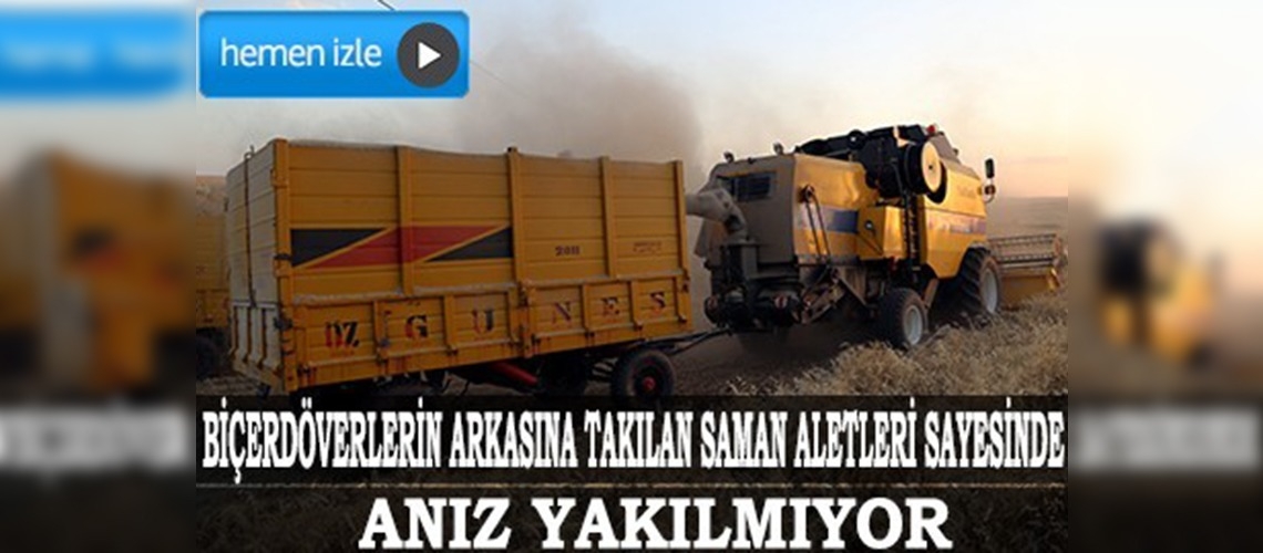 Doğa dostu biçerdöverler anız yakmaya alternatif