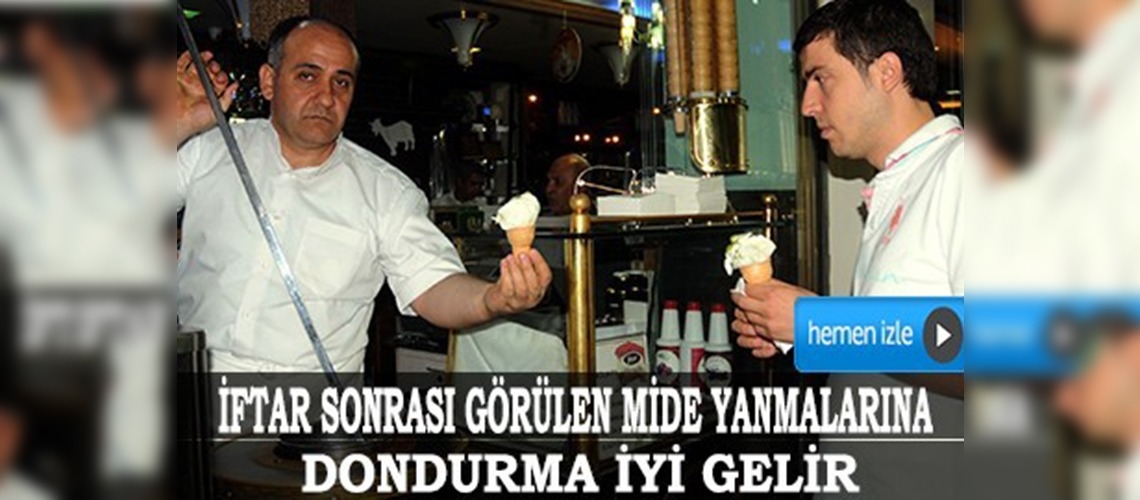 İftar sonrası dondurma önerisi