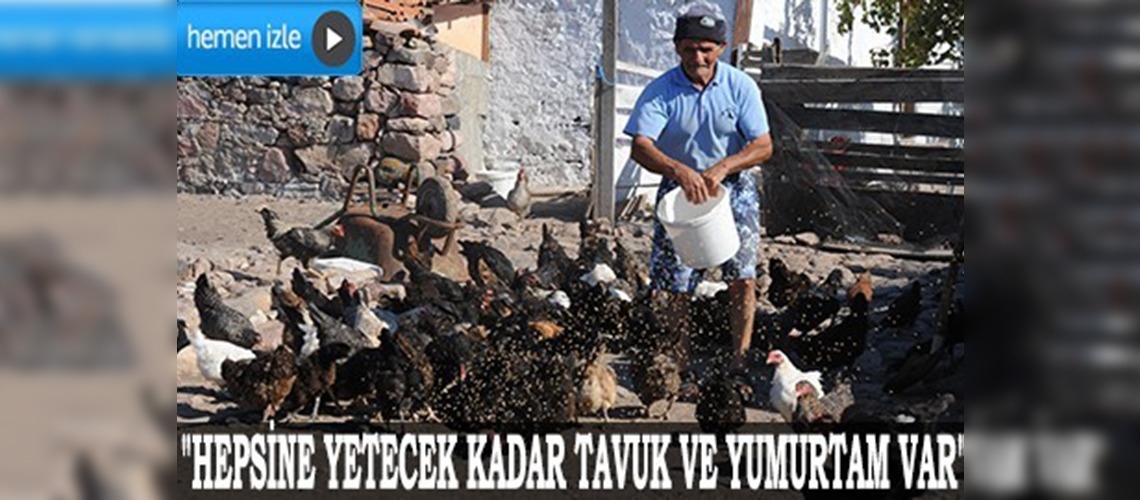 Adada yetiştirdiği tavukları villa sahiplerine satıyor 