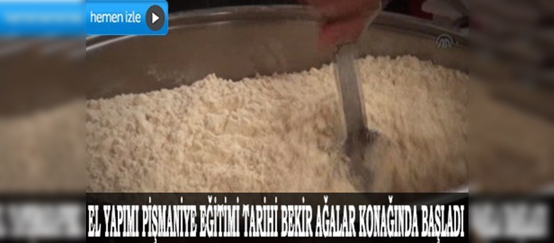 Çubuk'ta geleneksel pişmaniye yapımı yaşatılacak