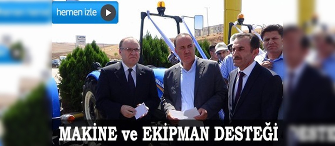 Siirtli çiftçilere makine ve ekipman desteği