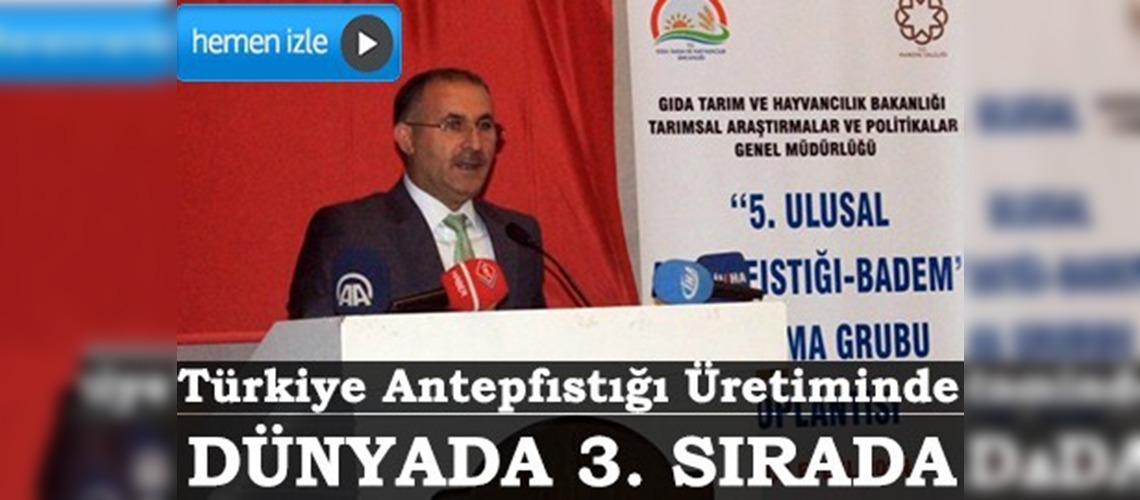 Antepfıstığı ve Badem Çalışma Grubu Toplantısı yapıldı