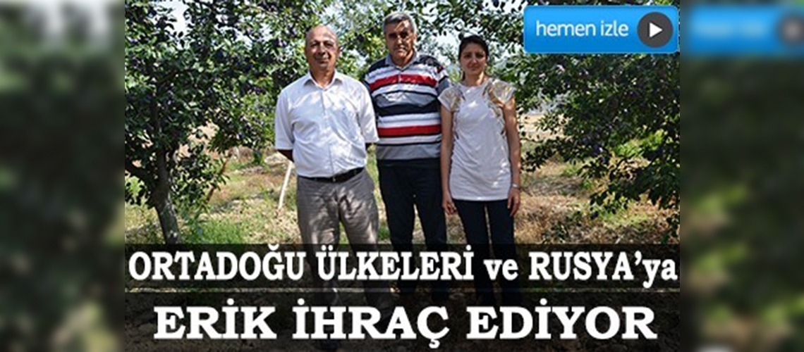 Hobi olarak kurduğu bahçesinde ihracata başladı