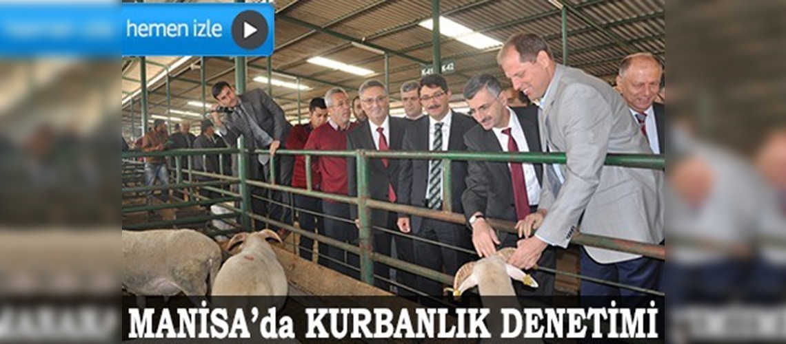 Manisada Kurbanlık Denetimi