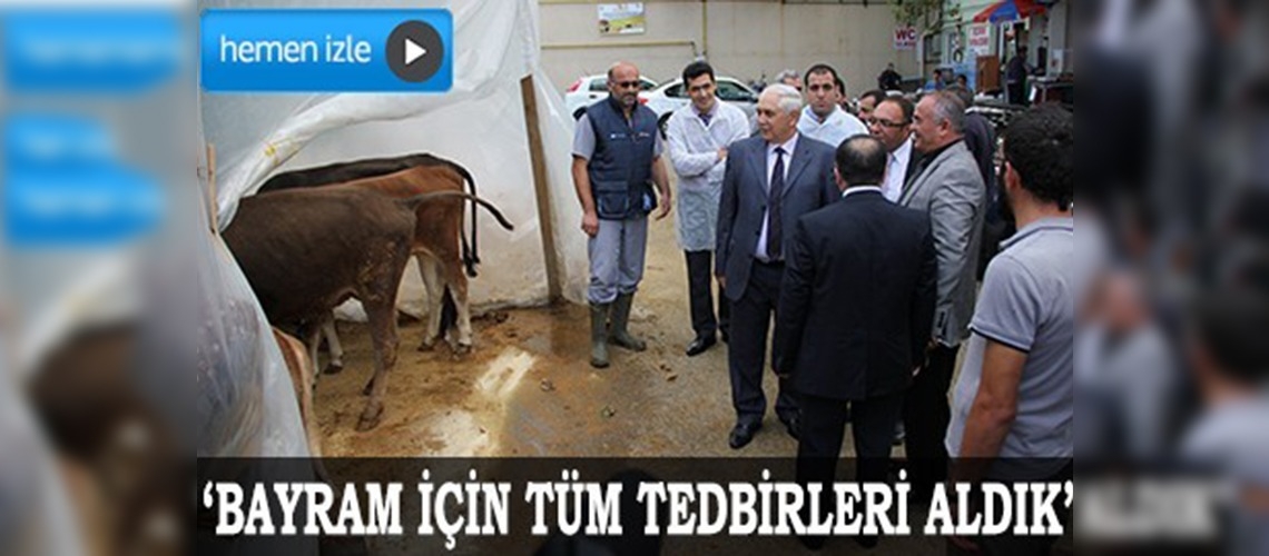 Bursada kurban pazarı denetimi