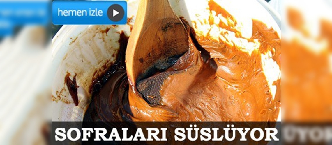 Pekmezin doğal kremasını yaptılar 