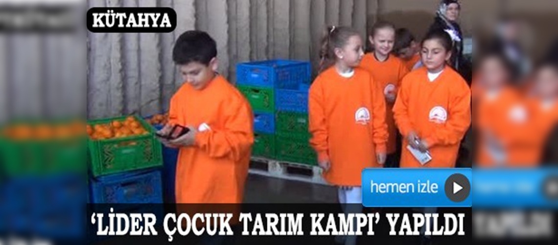 Çocuklara uygulamalı tarım eğitimi