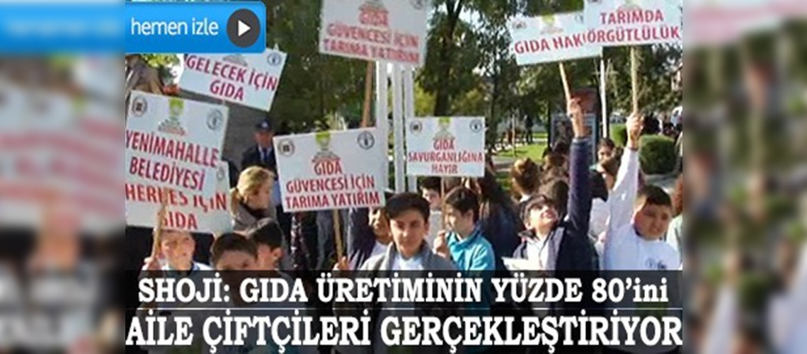 Aile çiftçiliği için yürüdüler