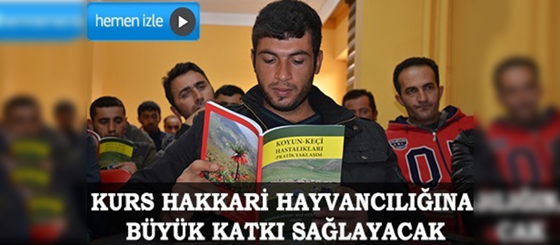 Yüksekova'da sertifikalı sürü yöneticisi kursu