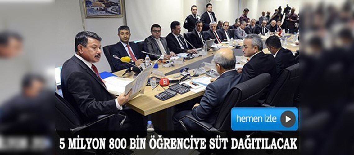 Okul sütü ihalesi sonuçlandı