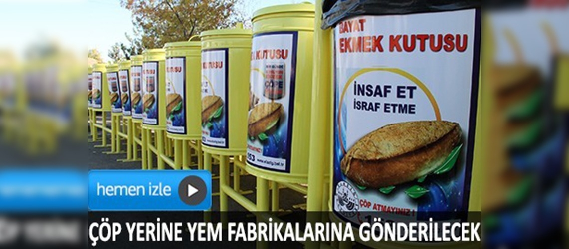 Elazığ'da Bayat Ekmekler Çöpe Gitmeyecek