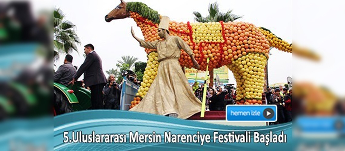 Mersin'de Narenciye Festivali Renkli Görüntülere Sahne Oldu