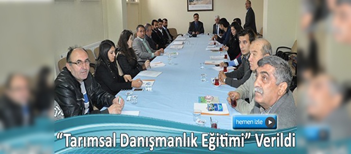 Aksaray'da tarımsal danışmanlara eğitim semineri