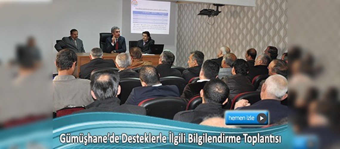 Çiftçilere hibe destekleri anlatıldı