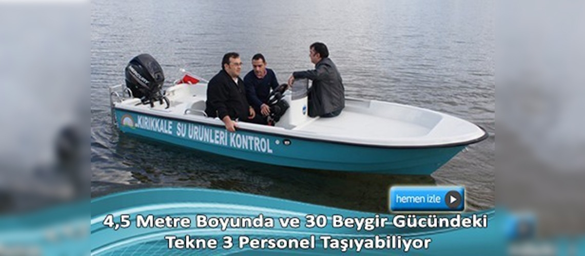 Su ürünleri kontrol teknesi denetimlere başladı