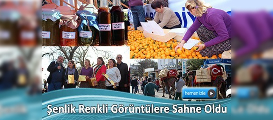 Bodrum'da mandalina şenliği düzenlendi