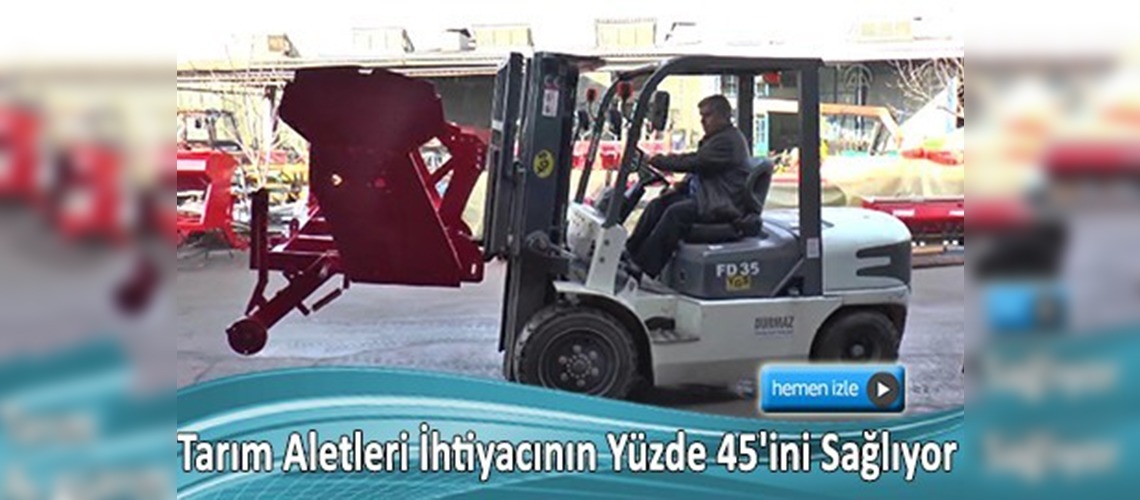 Türkiye'nin toprak işleme aletleri Tekirdağ'dan